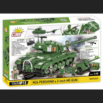 M26 Pershing 1065 Kl. 1:28 WWII3-inch M5 Gun